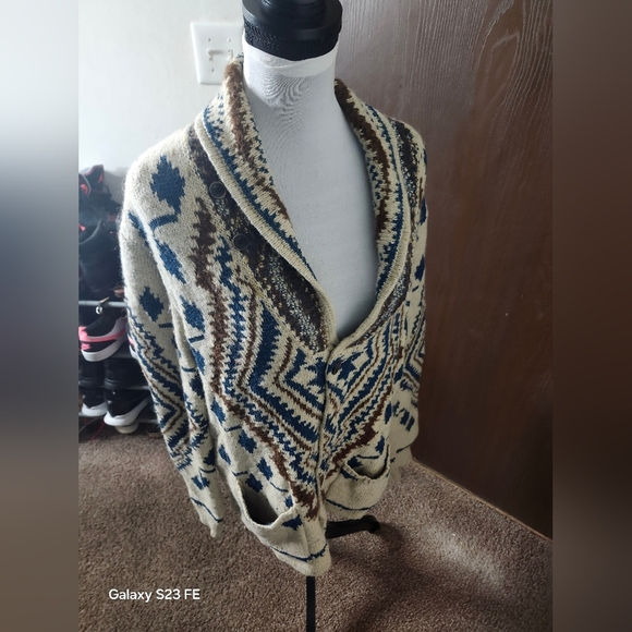 VINTAGE DENIM AND SUPPLY BY RALPH LAUREN CARDIGAN - Picture 5 of 7